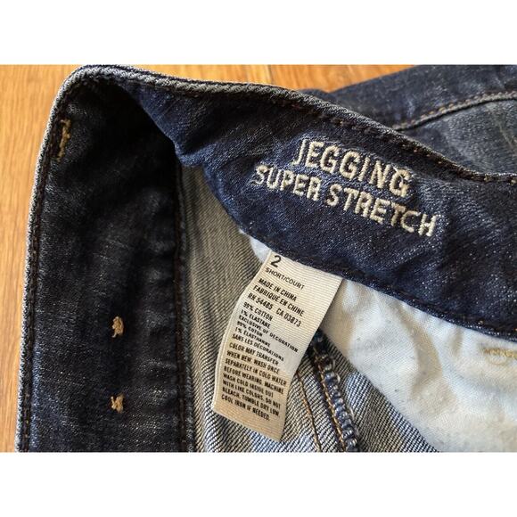AMERICAN EAGLE OUTFITTERS ‘Jegging Super Stretch’ Low-Rise Jeans sz 2 Short - Picture 6 of 10